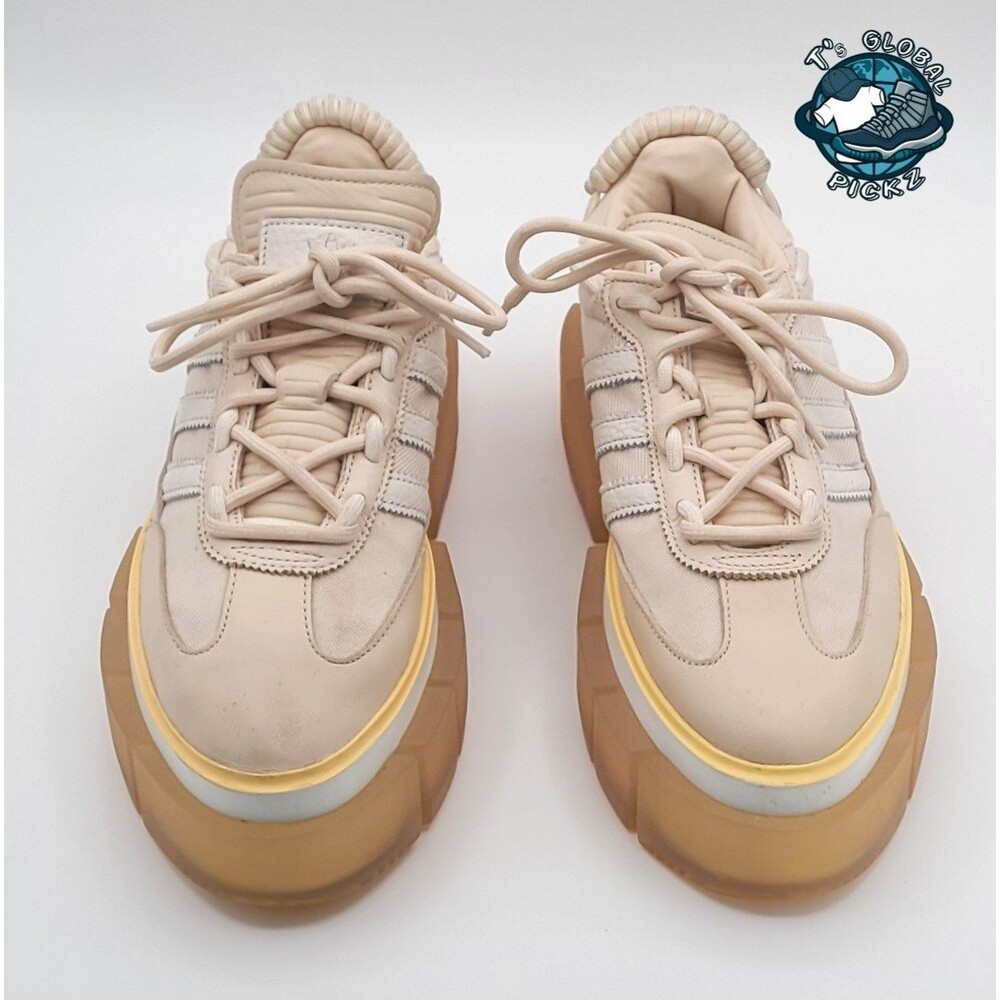 Beyonce's Adidas x Ivy Park Sleek Rodeo Halo Ivory Chunky Shoe Womens size 9 - Picture 3 of 8